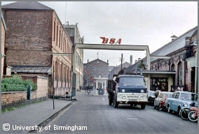 BSA's factory at Small Heath in 1968