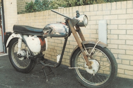 Terry Macdonald's Super Cub before restoration.