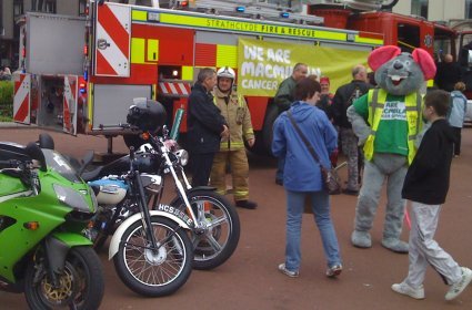 Triumph T20B Bantam Cub at George Square in Glasgow.