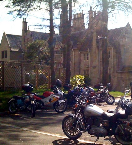 Triumph T20B Bantam Cub at Hollybush House in Ayrshire.