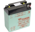 Yuasa 6N11A-1B or equivalent battery will fit.